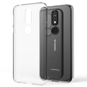 NALIA Hülle kompatibel mit Nokia 7.1 (2018), Soft Handyhülle TPU Silikon Case Cover Crystal Clear, Dünne Durchsichtige Etui Handy-Taschen Schutzhülle, Transparent Phone Back-Cover Bumper