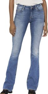 Only Blush Mid Flared Jeans Damen