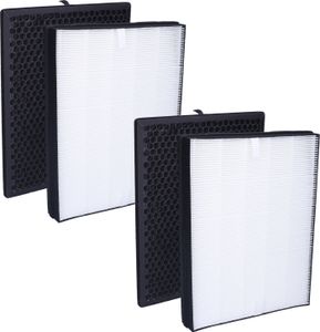 2x Ersatzfiltersets für Philips Luftreiniger AC2889, AC2887, AC2882, AC3829/10, 2000 Serie 2000i | HEPA-Filter + Aktivkohlefilter | Ersatz für Philips AC2887/10