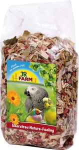 Jr Farm Natürliches Einstreu mit Kräutern und Blumen für alle Hauspapageien 500G