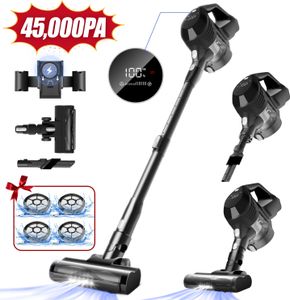 Aiibot 45000Pa Akku Staubsauger Bis zu 50 Min Laufzeit,600W ,Staubsauger Kabellos mit LED Touchscreen ,8-KONISCHE ZYKLONSYSTEM , Anti-Tangle-Bürste