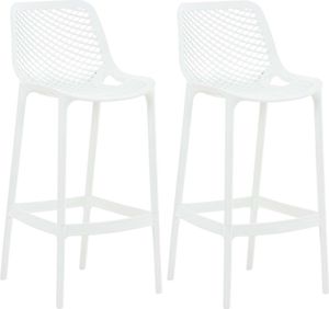 2er Set Outdoor Barhocker Air – weiß 2er Set Outdoor Barhocker Air – weiß