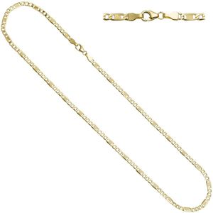 Zlatý náhrdelník plochý 45 cm, 3,4 mm 333 žluté zlato 45 cm, humrové zapínání, hmotnost cca 3,9 gramů