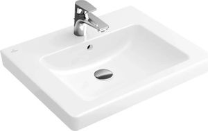 VILLEROY Waschbecken Subway 2.0 7113FA 650x470mm Rechteck Weiß Alpin