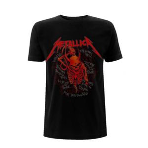 Metallica - "Skull Screaming 72 Seasons" T-Shirt für Herren/Damen Unisex RO9365 (XXL) (Schwarz/Rot)