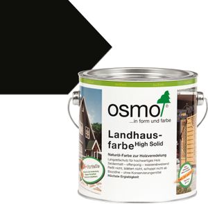 Osmo Landhausfarbe aus Naturöle schwarzgrau für außen 2500ml