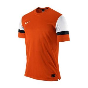 Nike Fußballtrikot Trophy Kurzarm Orange/Weiß/Schwarz