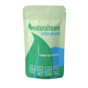 naturalteam Collagen Typ II  - 48 Kapseln | 21 g für Gelenke