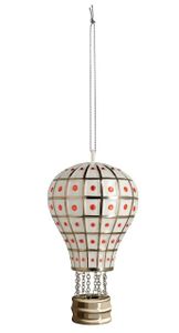 Alessi Weihnachtskugel Faberjori - Heißluftballon - MJ16/4 - von Marcello Jori
