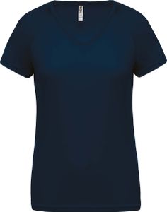 PROACT® Damen Kurzarm-Sportshirt mit V-Ausschnitt