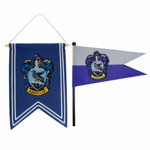 Cinereplicas Harry Potter Wandbehang & Fähnchen Set Ravenclaw HPE60016