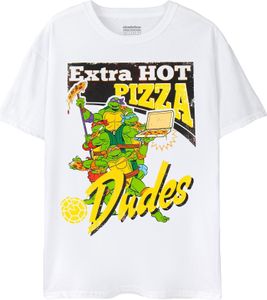Teenage Mutant Ninja Turtles - Pánske tričko "Pizza Dudes" NS7812 (XL) (White)