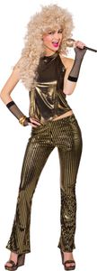 Damen Kostüm 80er Jahre Disco Outfit Karneval Fasching Gr.42