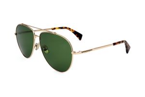 Lanvin LNV113S 733 GOLD/GREEN 61/13/145 Męskie okulary przeciwsłoneczne