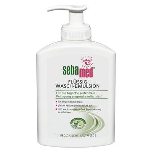 Sebamed Flüssig Wasch Emulsion Olive mit Spender extra mild 200ml