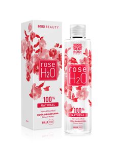 BODI BEAUTY 100% Bio Rosenwasser mit Rosenöl für Gesicht , gesichtswasser , gesichtspflege und gesichtsreinigung, toner gesicht , skincare 250ml