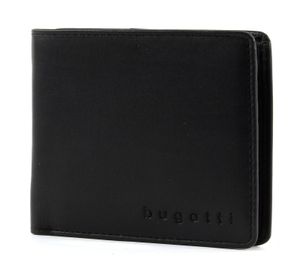 bugatti Primo RFID Coin Wallet 4CC Black