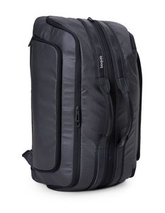 blnbag M2 – Cabin Size Backpack Reisetasche 2 in 1 wandelbar, Handgepäck Laptop - Reiserucksack Flugzeug,  Sporttasche mit USB-Port, RFID, 40 Liter ,Black Anthrazit