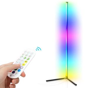 30-LEDs Stehleuchte Ecklampe Stehlampe mit RGB Farbwechsel Fernbedienung Dimmbar 50cm Standleuchte