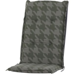Sesselauflage Mirage, ca. 120x48x6 cm, passend für Hochlehner, Bezugsmaterial aus Baumwolle in der Farbe/im Dessin pita grün 237