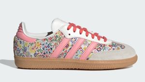 Adidas Samba OG Liberty London Floral Pink (JI0280) in Größe 38 - Damen Sneaker Pink Floral - Blumen Muster Adidas Samba OG Liberty London Floral Pink (JI0280) in Größe 38 - Damen Sneaker Pink Floral - Blumen Muster