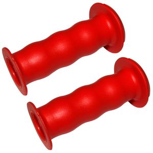 2x kinderfahrrad lenkergriffe rot 19 mm griffe gummi grip griffgummi dreirad roller