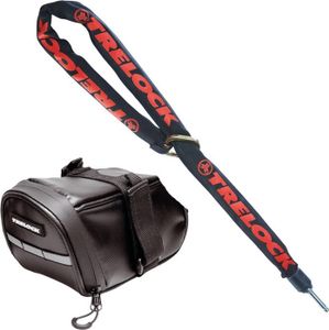 Trelock Einsteckkette ZR 355 150cm, Ø6mm, schwarz, inkl. Satteltasche