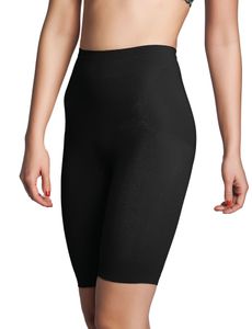 Skin Wrap Shapewear Damen - Miederhose Bauchweg Unterhose (S-XXL) Body Shaper Damen seamless Miederhose Bauch weg - leicht & formend, Größe:44 (XL), Farbe:Schwarz (BK)