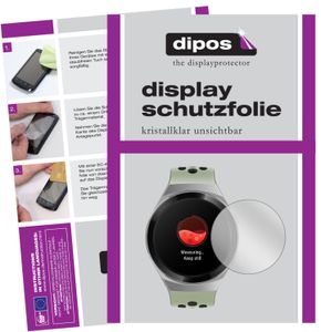 6x Huawei Watch GT 2e Schutzfolie klar Displayschutzfolie Folie Display Schutz