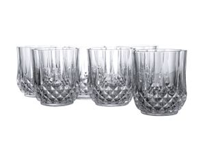 CreaTable, 23227, Longchamp Eclat Transparent, Whiskybecher 6-tlg, Glas