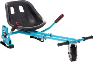 Hoverkart z zawieszeniem do hoverboardów, Kolor niebieski, Regulowany dla wszystkich grup wiekowych, Odpowiedni do wszystkich hoverboardów Hoverkart z zawieszeniem do hoverboardów, Kolor niebieski, Regulowany dla wszystkich grup wiekowych, Odpowiedni do wszystkich hoverboardów