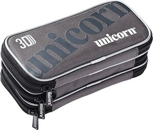 Unicorn 3D Wallet mit 3 x Reißverschluss | Dartcase Case Darttasche Tasche Darthülle Darts