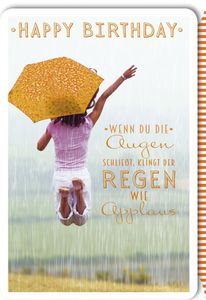 Verlag Dominique 511514 Geburtstagskarte inkl. Umschlag