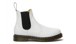 Dr. Martens 2976YS Damen Chelsea-Boot in Weiß, Größe 39