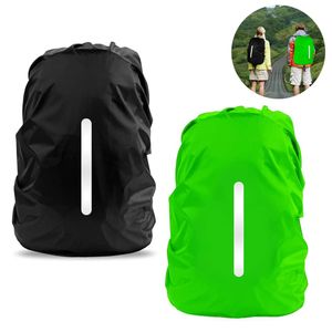 Regenschutz für Rucksäcke Schulranzen mit Reflektor, wasserdichte Regenhülle Rucksack Cover regenüberzug(M)
