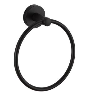 SAMBA Handtuchhalter rund, schwarz