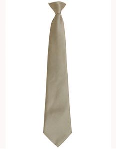 ŽColoursŽ Fashion Clip Tie - Farbe: Khaki (ca. Pantone 452C) - Größe: 47 x 10 cm