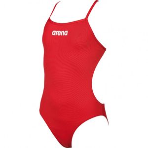 Arena Solid Lightech Junior - Schwimmanzug Mädchen, Farbe:rot, Größe:116