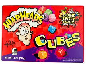 Warheads | Cubes 113g, Fruchtgummi, amerikanische Süßigkeiten, USA