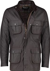 Barbour Wachsjacke braun uni Baumwolle Normale Passform Barbour Wachsjacke braun uni Baumwolle Normale Passform