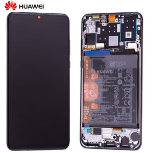 Originálny Huawei P30 Lite LCD displej s dotykovým rámom a batériou Black 02352RPW