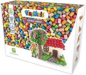 PlayMais Basic XL Bastel-Set für Kinder ab 3 Jahren | Über 2000 Stück zum Basteln | Natürliches Spielzeug | Fördert Kreativität & Motorik | Geschenk für Mädchen & Jungen |  Germany