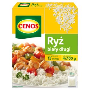 Ryż biały długi Cenos 400 G (4 torebki)