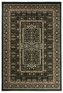Teppich Wohnzimmer Kurzflor Muster Orientalisch Ornamente Orient Grün 80 x 150 cm ( n634a-z_green )