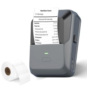 Mini drukarka termiczna do naklejek fotograficznych Etykiety Przenośna Bluetooth Type-C