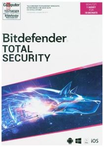Bitdefender Total Security 2021 1 Geräte / 18 Monate