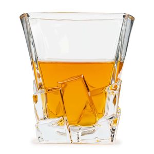 Whisky Gläss 270ml für Scotch, Cocktail, Rum, Bourbon, Cognac, Wodka und Likör - Dickes Glas
