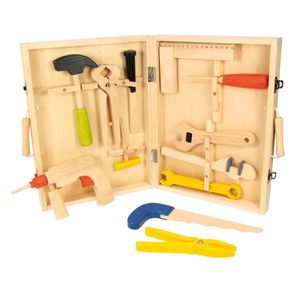 Bigjigs Toys Werkzeugkasten aus Holz