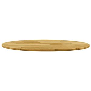 Hommie®  Tischplatte Eichenholz Massiv Rund 23 mm 500 mm
