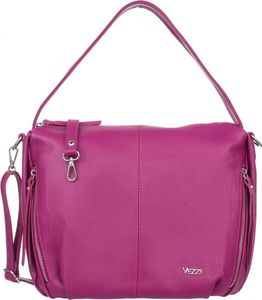 Conta Handtasche aus italienischem Glattleder, mehreren Fächern, abnehmbarem Schulterriemen, verstärktem Boden silbernen Beschlägen – Rosa Conta Handtasche aus italienischem Glattleder, mehreren Fächern, abnehmbarem Schulterriemen, verstärktem Boden silbernen Beschlägen – Rosa